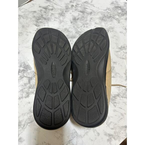 Easy Spirit Womens Shoes 10M Estracery Cream Suede Nubuck Lace Up Casual Comfort - Picture 7 of 9